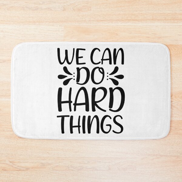 Item preview, we can do hard things - motivational designed and sold by GlunmanStore.