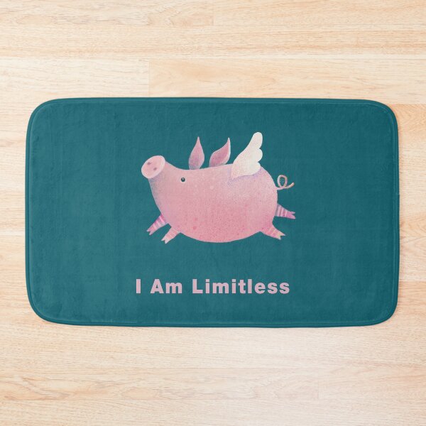 Item preview, I Am Limitless. flying pig designed and sold by haniku.