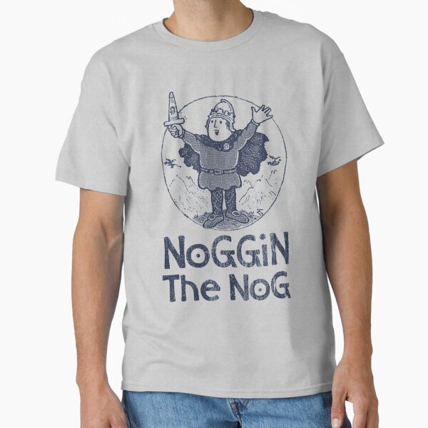 Item preview, Noggin The Nog Retro Style Print designed and sold by Palmthief.