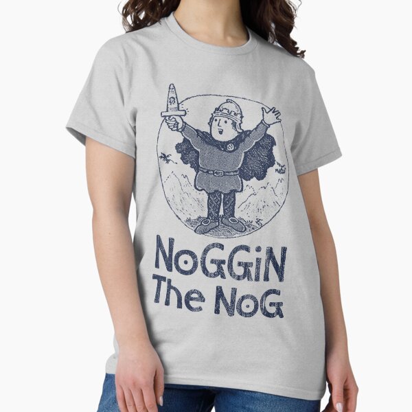 Item preview, Noggin The Nog Retro Style Print designed and sold by Palmthief.