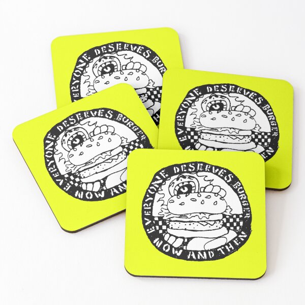 Item preview, EVERYONE DESERVES BURGER NOW AND THEN designed and sold by Jodie Lane.