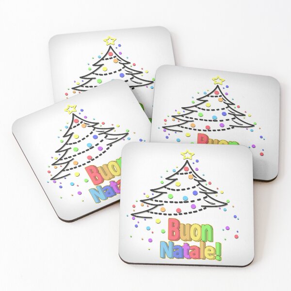 Item preview, buon natale albero colorato designed and sold by ZiphGames.
