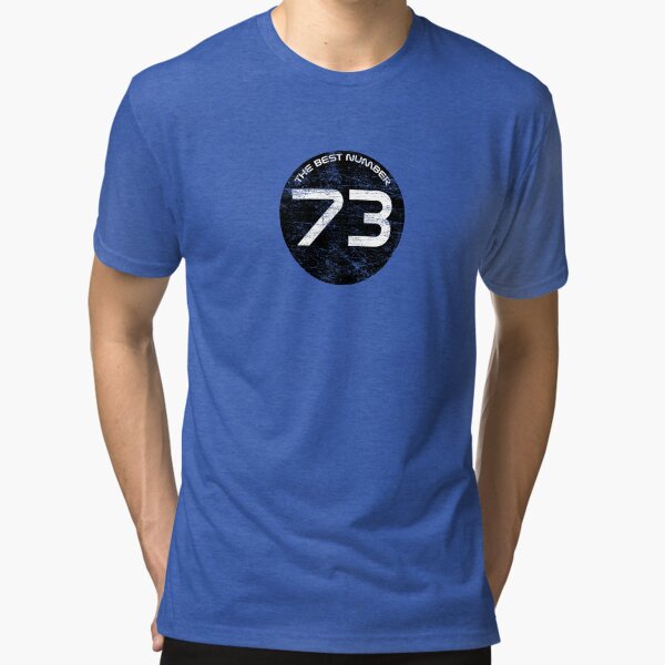 "The Best Number - 73" T-shirt by SprayPaint | Redbubble