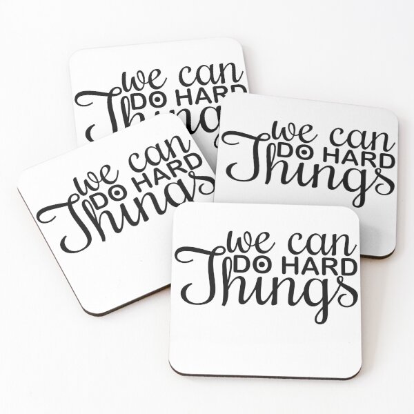 Item preview, we can do hard things - motivational designed and sold by GlunmanStore.