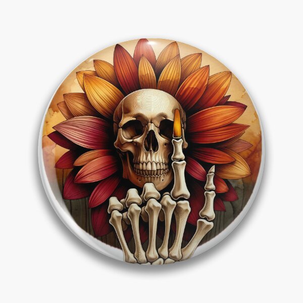 Item preview, Sunflower Skull designed and sold by KeopsMurat.