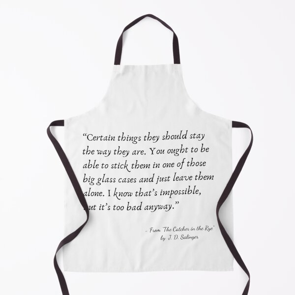 Item preview, A Quote from “The Catcher in the Rye” by J. D. Salinger designed and sold by Poemit.