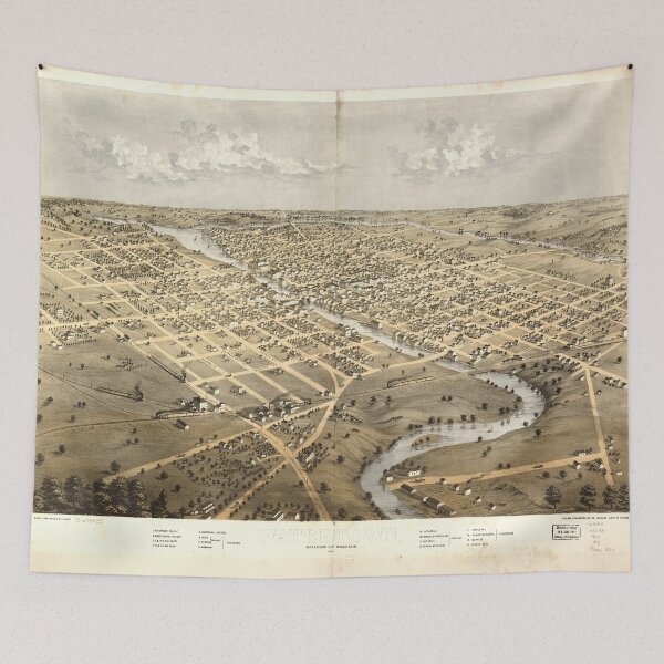 Item preview, Watertown, Wisconsin (1867) designed and sold by allhistory.