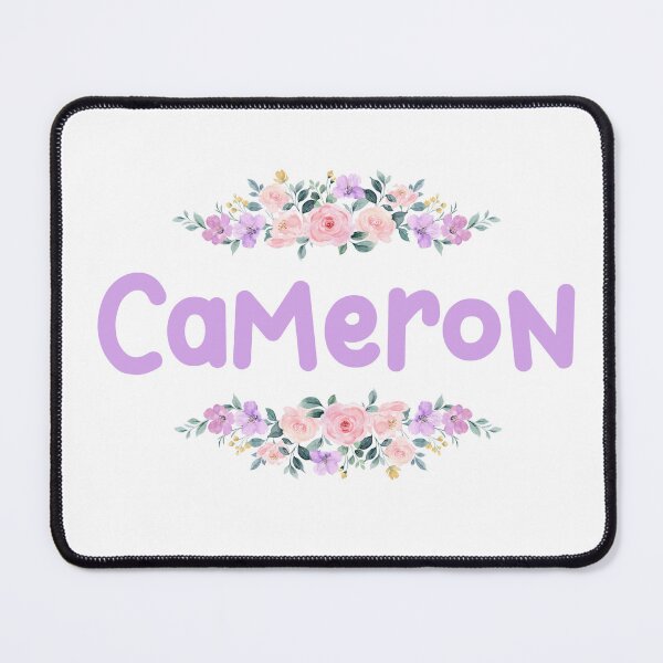 Item preview, Purple Flower Cameron Name Label designed and sold by NormadWorld.