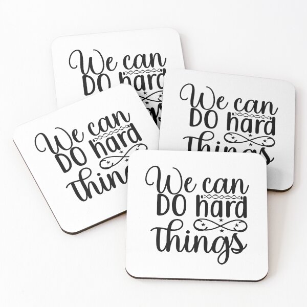 Item preview, we can do hard things - motivational designed and sold by GlunmanStore.