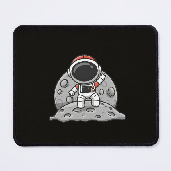 Item preview, Astronaut on the Moon Illustration designed and sold by DotsAndDesigns.