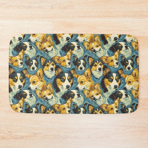 Item preview, Corgi pattern designed and sold by FloralZoo.