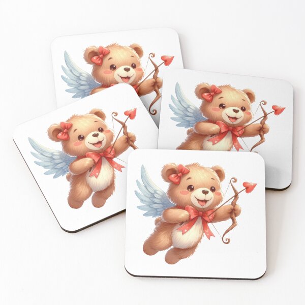 Item preview, Valentine's Angel Bear: Cupid's Love Charms designed and sold by formanienazarty.