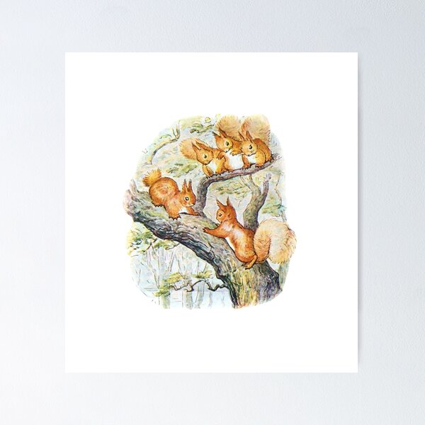 Item preview, Nutkin up a Tree designed and sold by tomorrowsart.