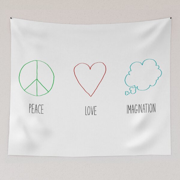 Item preview, Peace Love Imagination designed and sold by WillConlon.