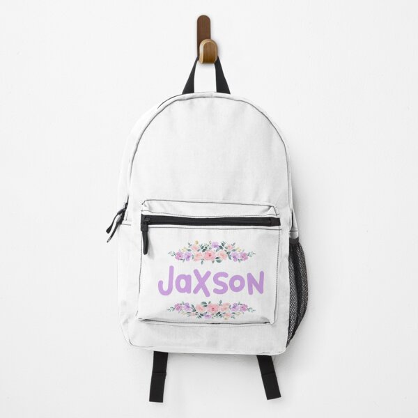 Item preview, Purple Flower Jaxson Name Label designed and sold by NormadWorld.