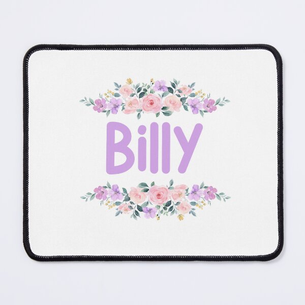 Item preview, Purple Flower Billy Name Label designed and sold by NormadWorld.
