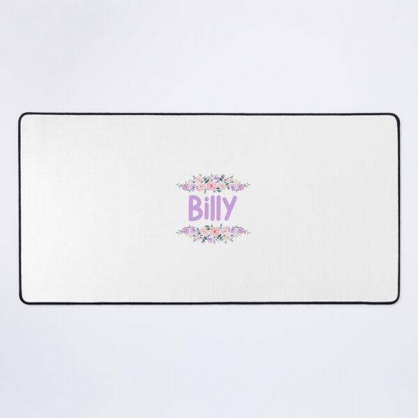 Item preview, Purple Flower Billy Name Label designed and sold by NormadWorld.