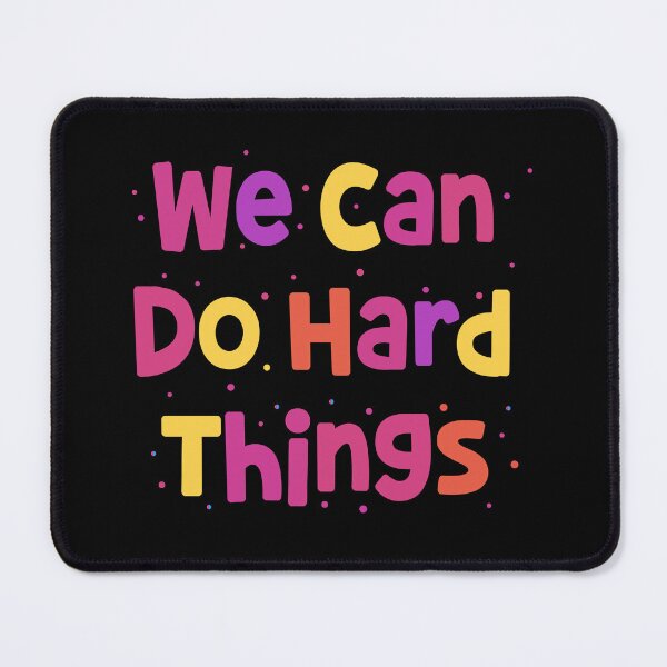 Item preview, we can do hard things - motivational designed and sold by GlunmanStore.