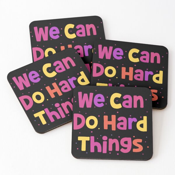 Item preview, we can do hard things - motivational designed and sold by GlunmanStore.