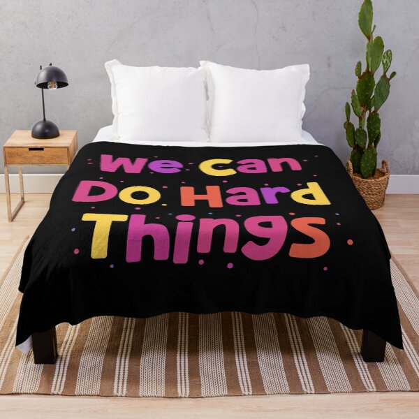 Item preview, we can do hard things - motivational designed and sold by GlunmanStore.
