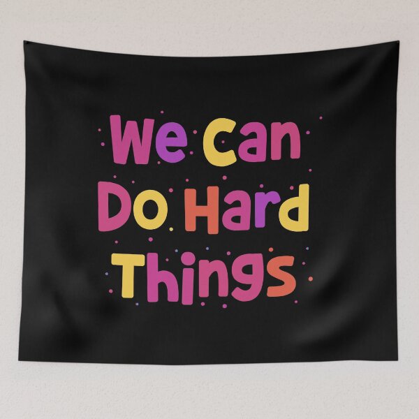 Item preview, we can do hard things - motivational designed and sold by GlunmanStore.