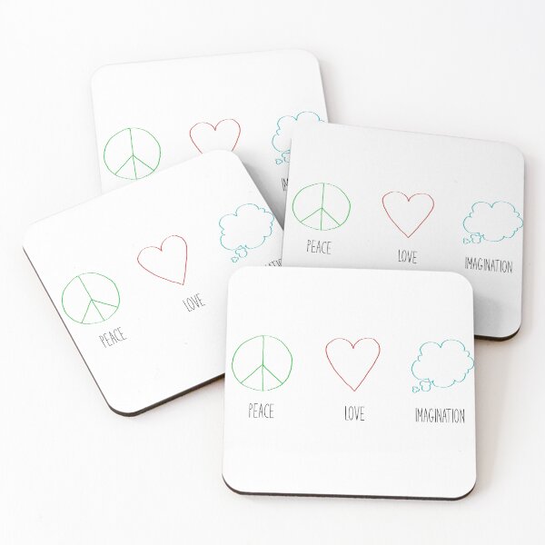 Item preview, Peace Love Imagination designed and sold by WillConlon.