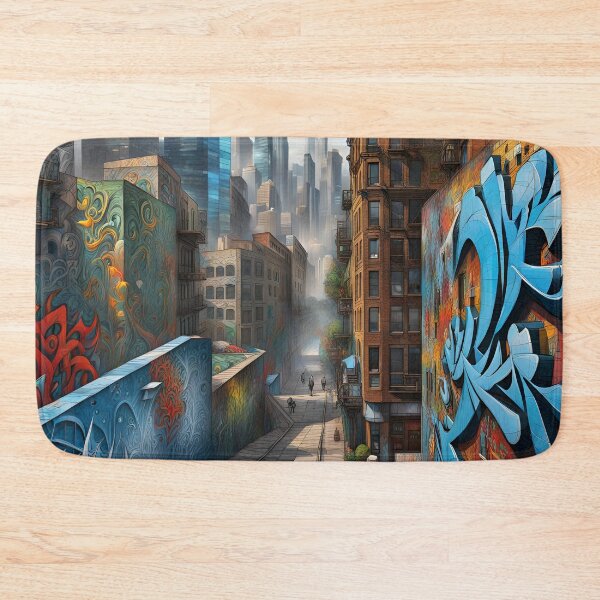 Item preview, Graffiti Art on the Way to Downtown designed and sold by Bright-Moonrise.