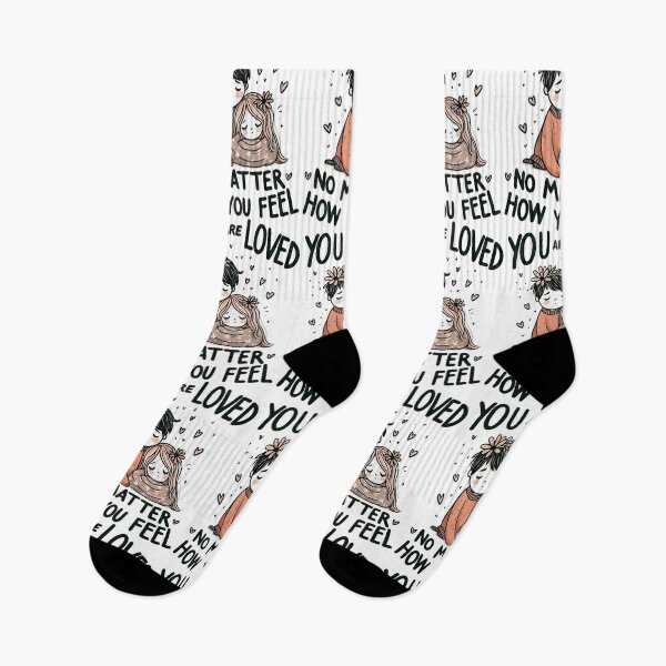Item preview, You Are Loved No Matter How You Feel | Boy Girl designed and sold by Retr0Tshirts.