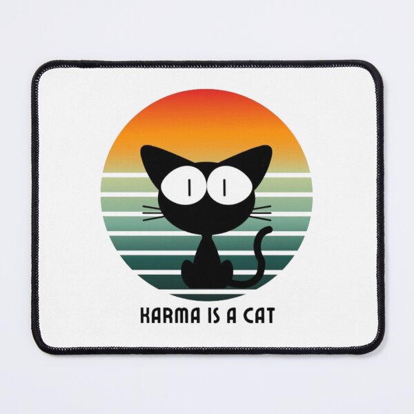 Item preview, Karma is a Cat designed and sold by printmala.