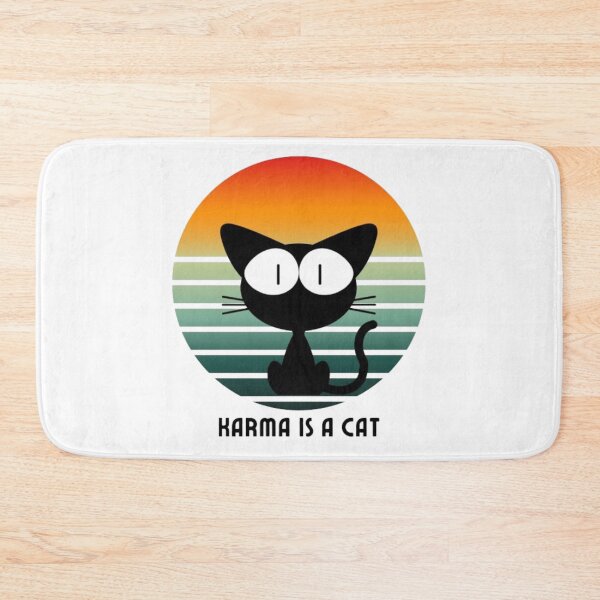 Item preview,  Karma is a Cat  designed and sold by printmala.