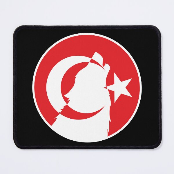 Item preview, Türkiye Wolf Turkish National Animal Flag designed and sold by FlagX.
