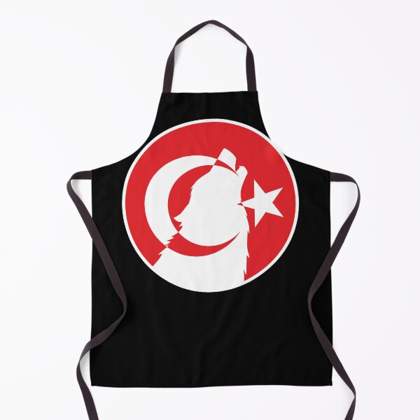Item preview, Türkiye Wolf Turkish National Animal Flag designed and sold by FlagX.
