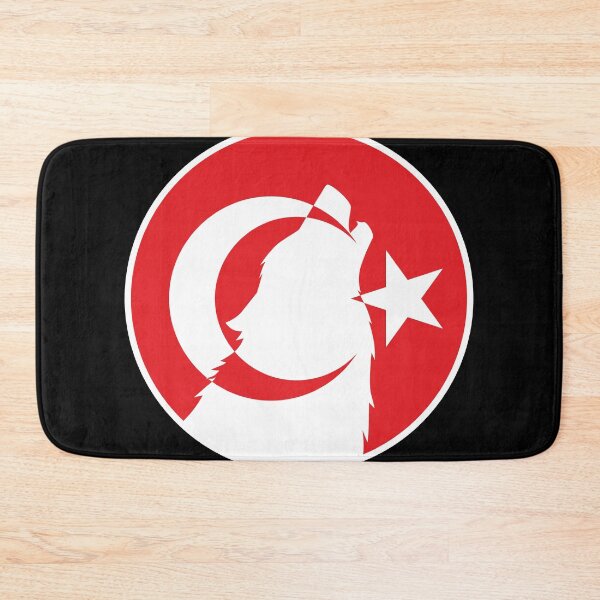 Item preview, Türkiye Wolf Turkish National Animal Flag designed and sold by FlagX.