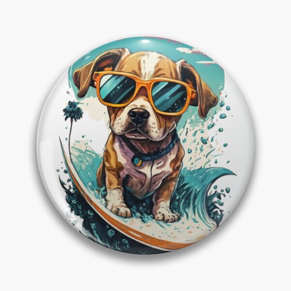 Item preview, Surfer Dog Dude with Sunglasses designed and sold by Globalize.