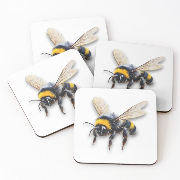 Item preview, Bumblebee Serenity: Watercolor Bliss designed and sold by fluidwatercolor.