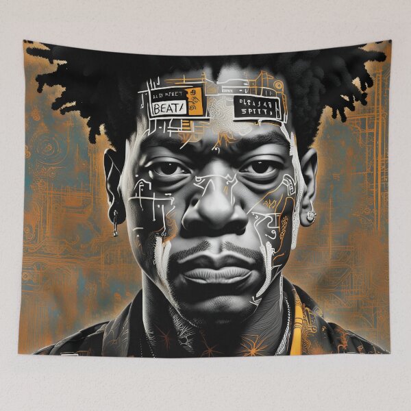 Item preview, Man with Graffiti Face designed and sold by Bright-Moonrise.