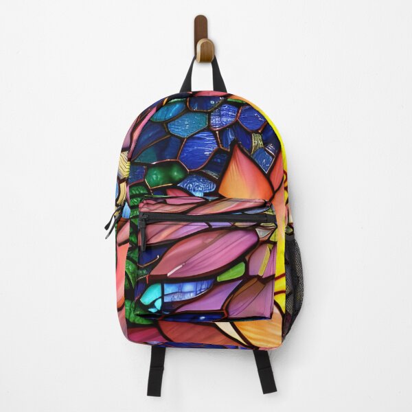 Item preview, Stained Glass Glowing Lotus Flowers designed and sold by ChanceTwoArt.