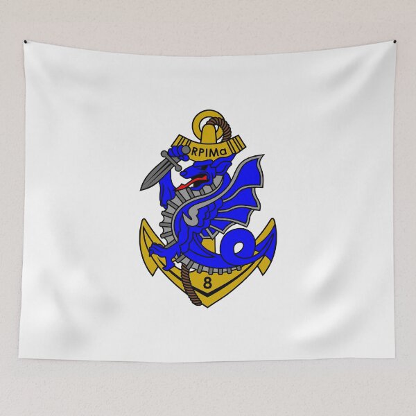 Item preview, French 8th Marine Infantry Parachute Regiment designed and sold by sirglennbo.
