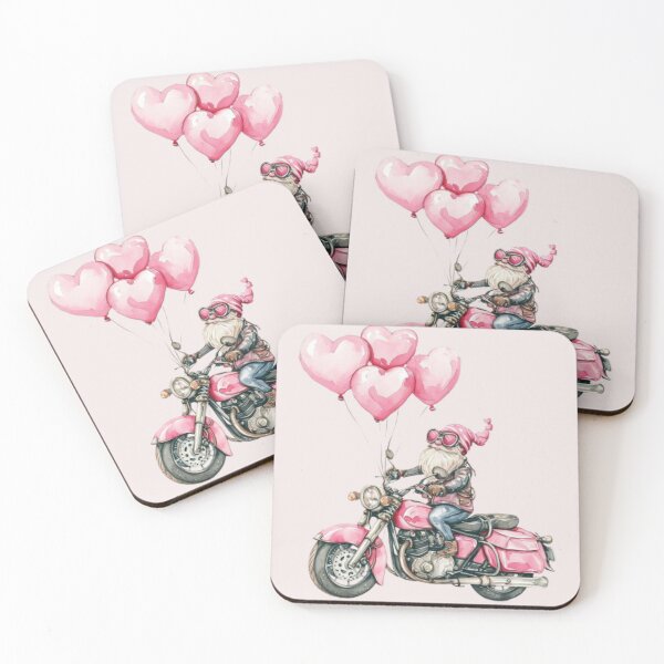Item preview, Pink Gnome Ride a Motorcycle T-Shirts designed and sold by Modtanoydesign.