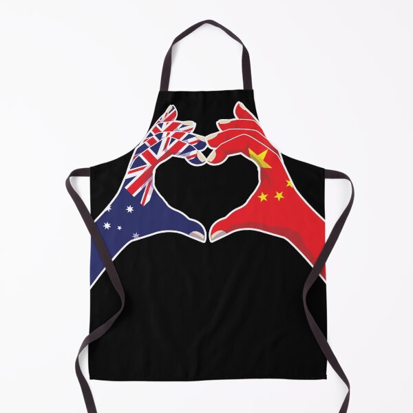 Item preview, Chinese China Australian Australia Love Heart Peace designed and sold by FlagX.
