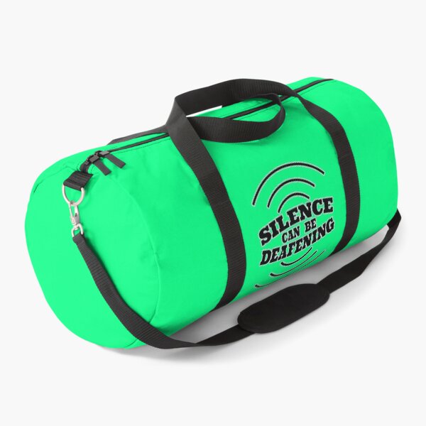 Item preview, Silence can be Deafening - speech quote designed and sold by Harlake.