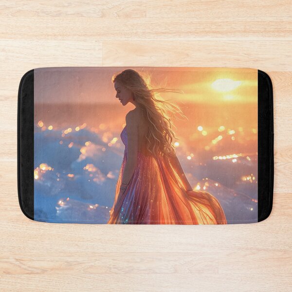 Item preview, Golden Grace: A Frozen Canvas designed and sold by AI-Only Creations.
