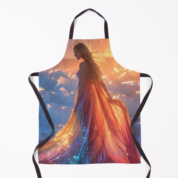 Item preview, Golden Grace: A Frozen Canvas designed and sold by AI-Only Creations.