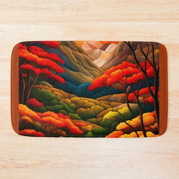 Item preview, Autumn Mountain Scene designed and sold by ChanceTwoArt.