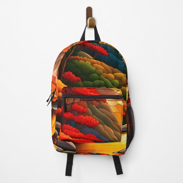 Item preview, Autumn Mountain Scene designed and sold by ChanceTwoArt.