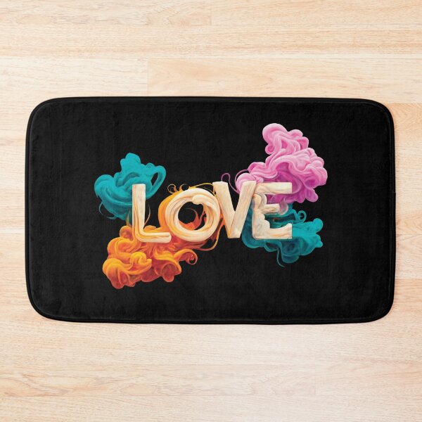 Item preview, The inscription LOVE in colorful liquid designed and sold by HarridanCreates.