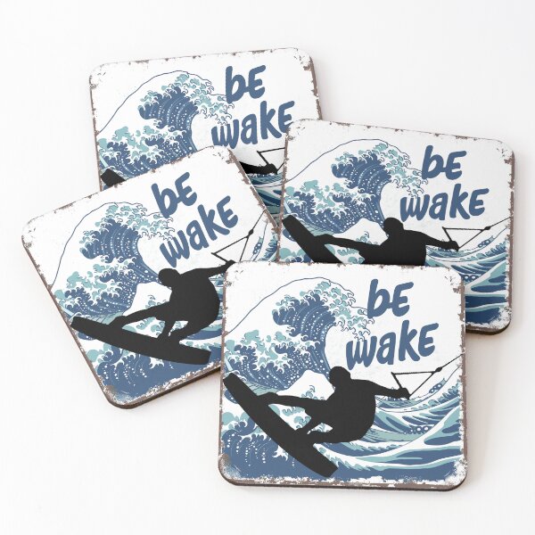Item preview, Be wake Wakeboard on waves designed and sold by Mikakujumi.