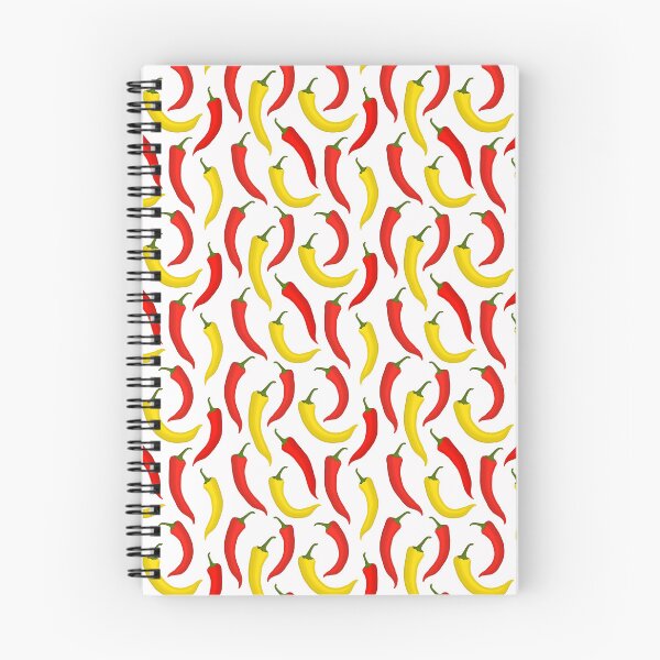 Item preview, Pattern with red yellow chilli peppers designed and sold by IrynaAlex.