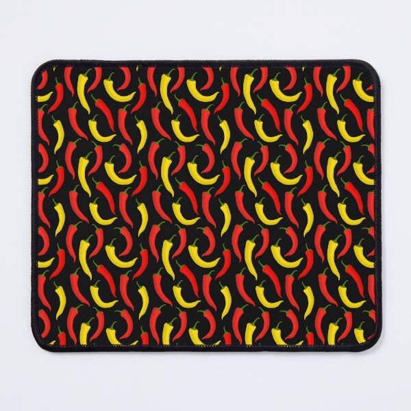 Item preview, Pattern with red yellow chilli peppers designed and sold by IrynaAlex.
