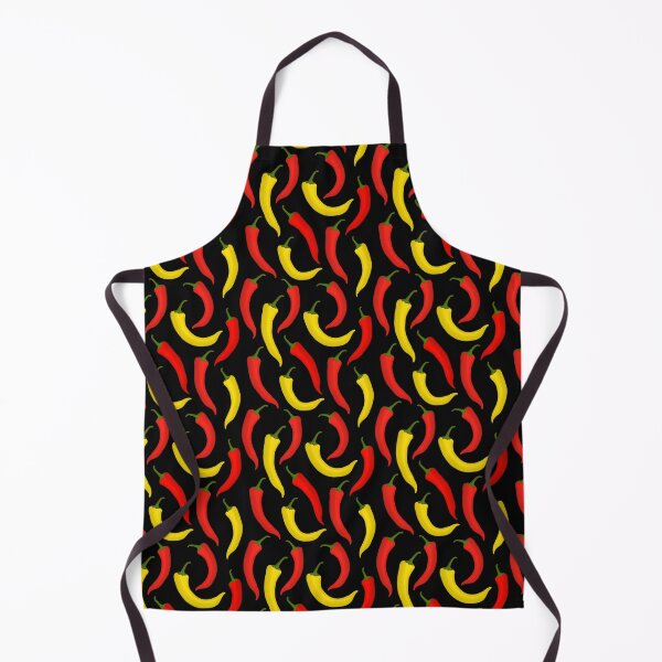Item preview, Pattern with red yellow chilli peppers designed and sold by IrynaAlex.